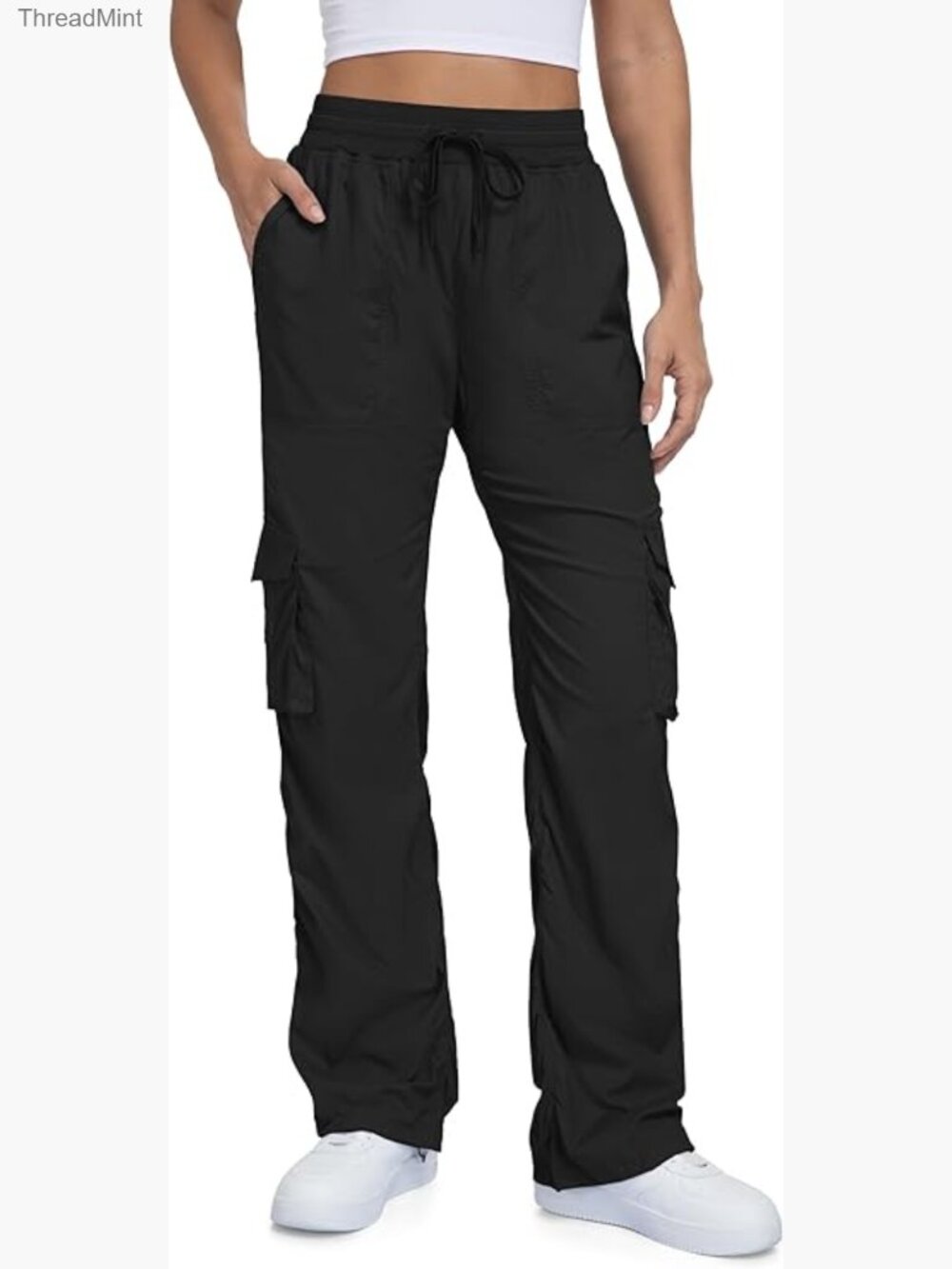 Lightweight Cargo Dance Studio Pants Ruched Joggers for Workout Casual
